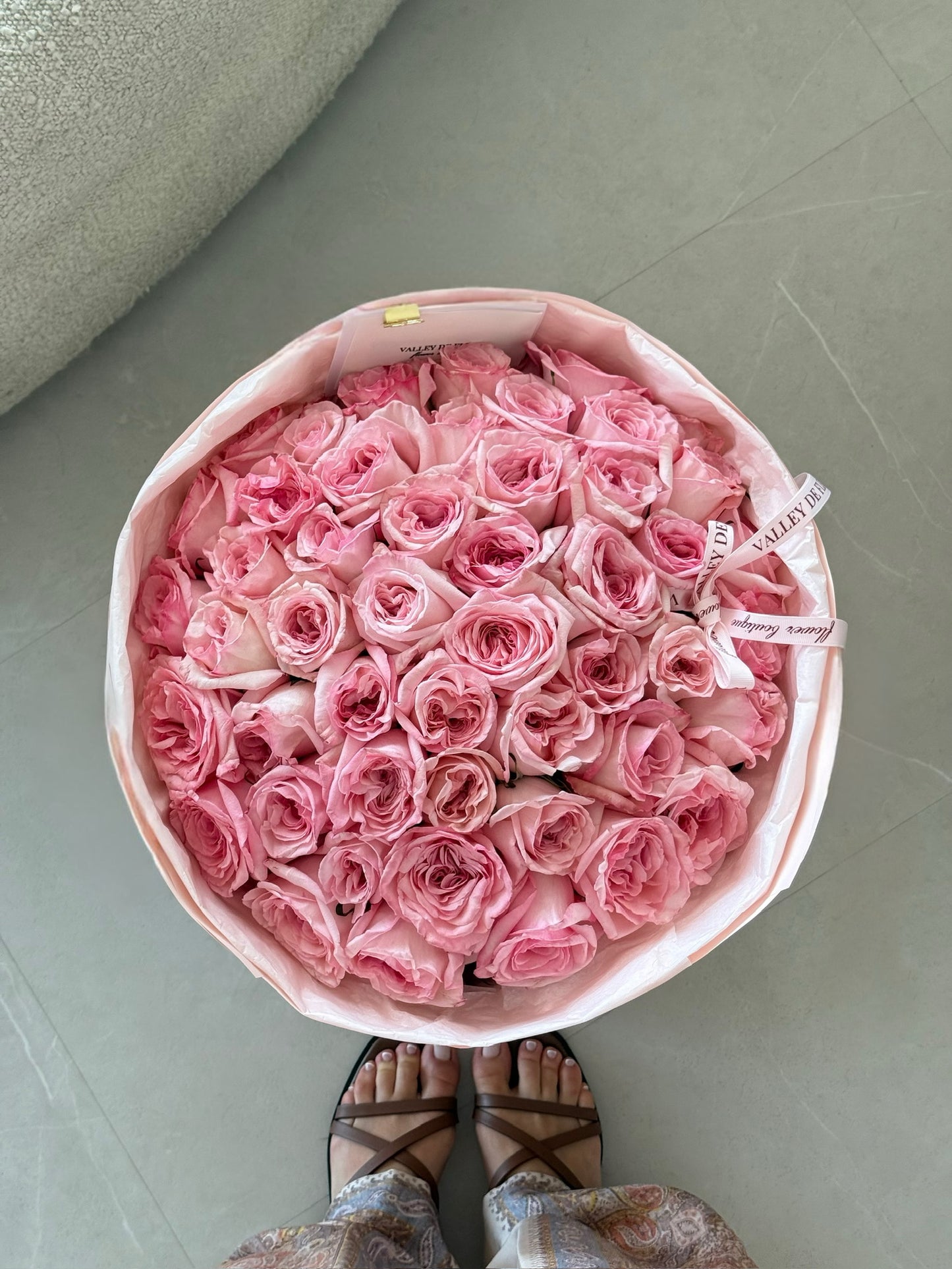 #104 Pink O’hara roses (50 stems)