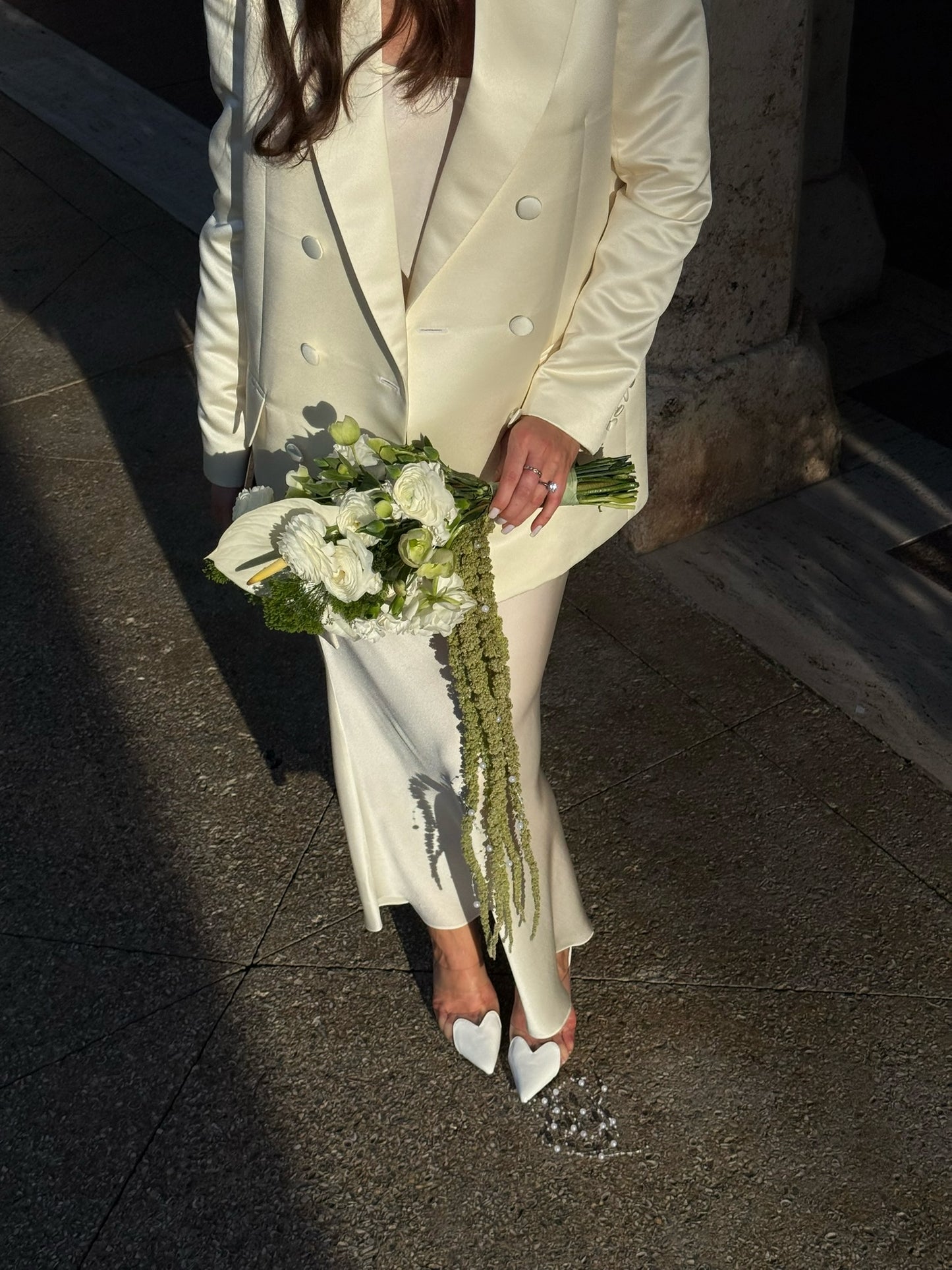 #111 Green Whisper Bridal Bouquet