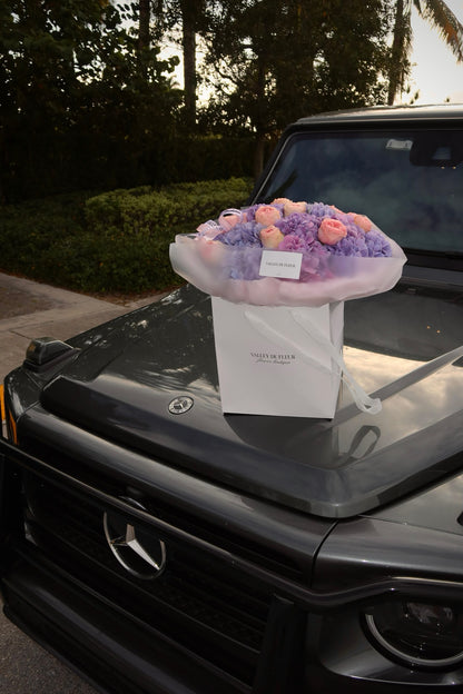 Lavender Blush Harmony - Hydrangeas & Blush Garden Roses #19