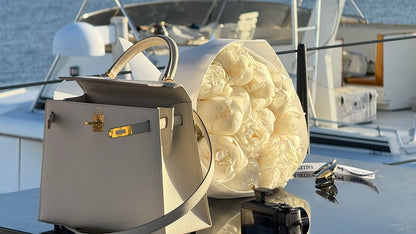 #117 10 белых пионов