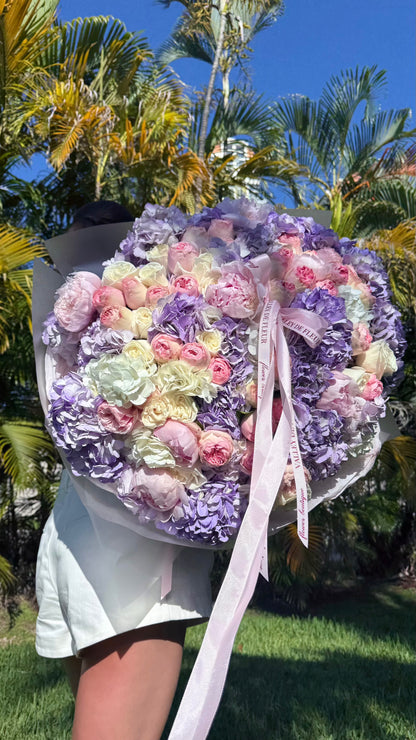 #59 Lavender Cloud XL – Garden Roses, Hydrangeas & Peonies